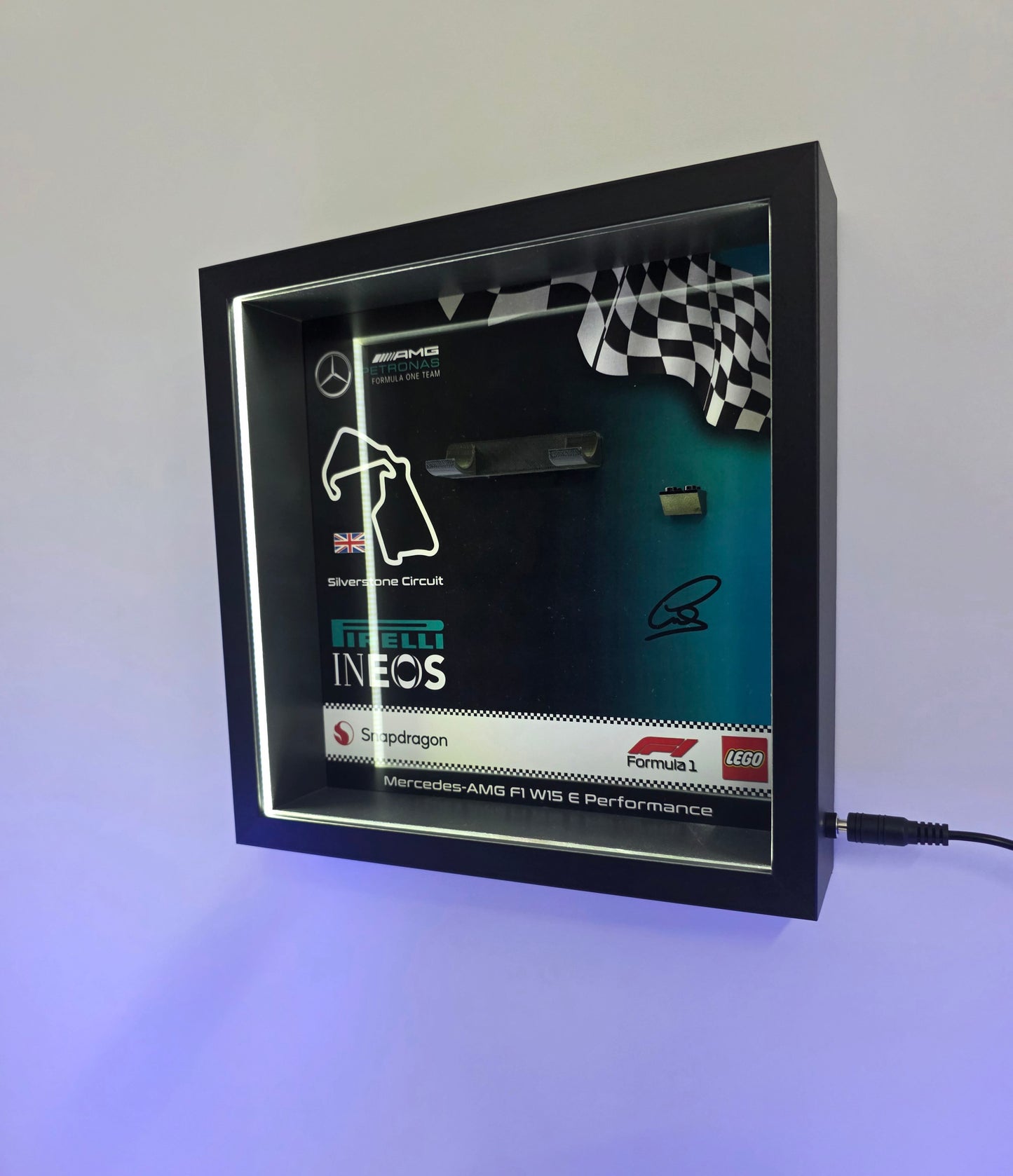 Forma 1 Lego Led képkeret dekor